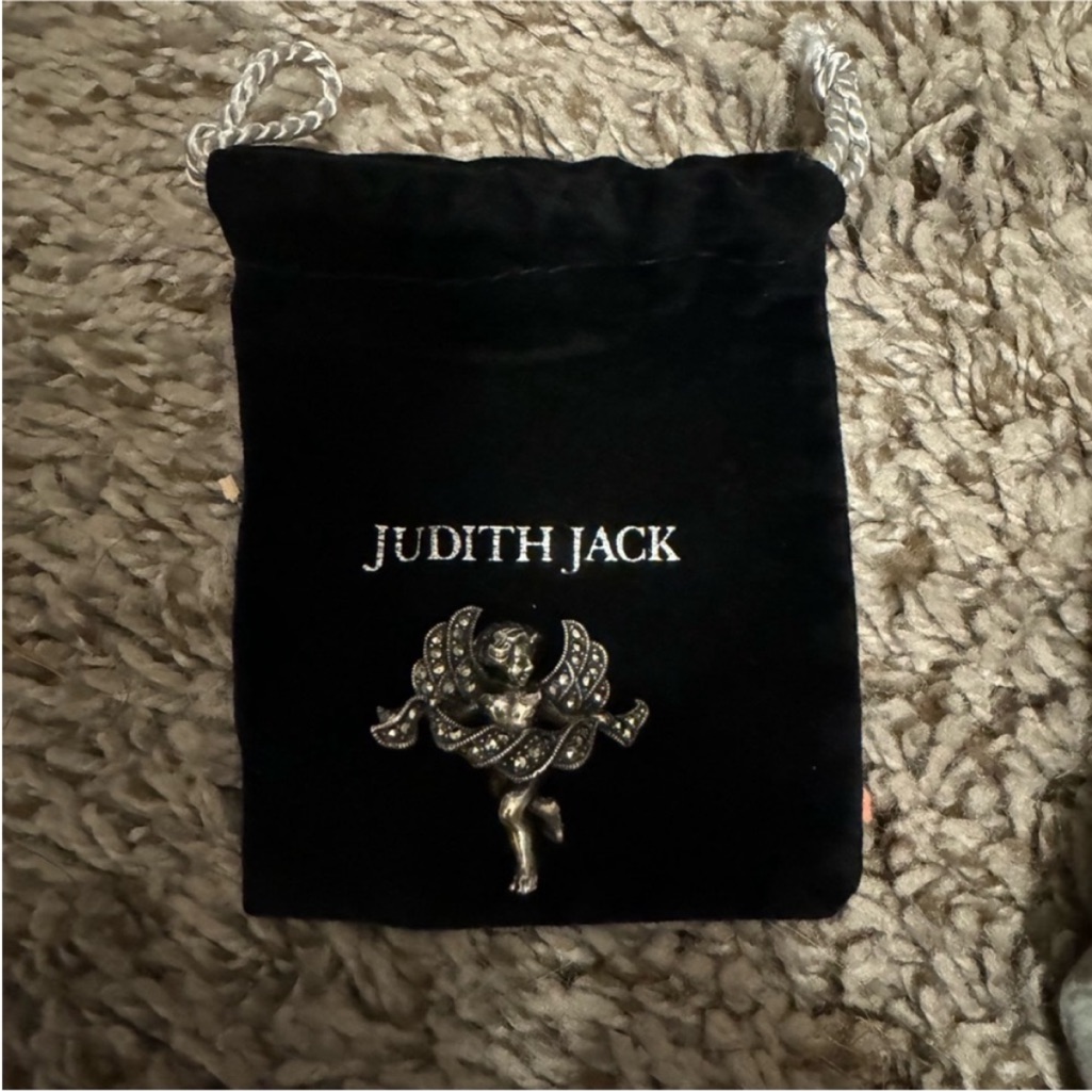 Judith Jack Marcasite Jewelry Brooch